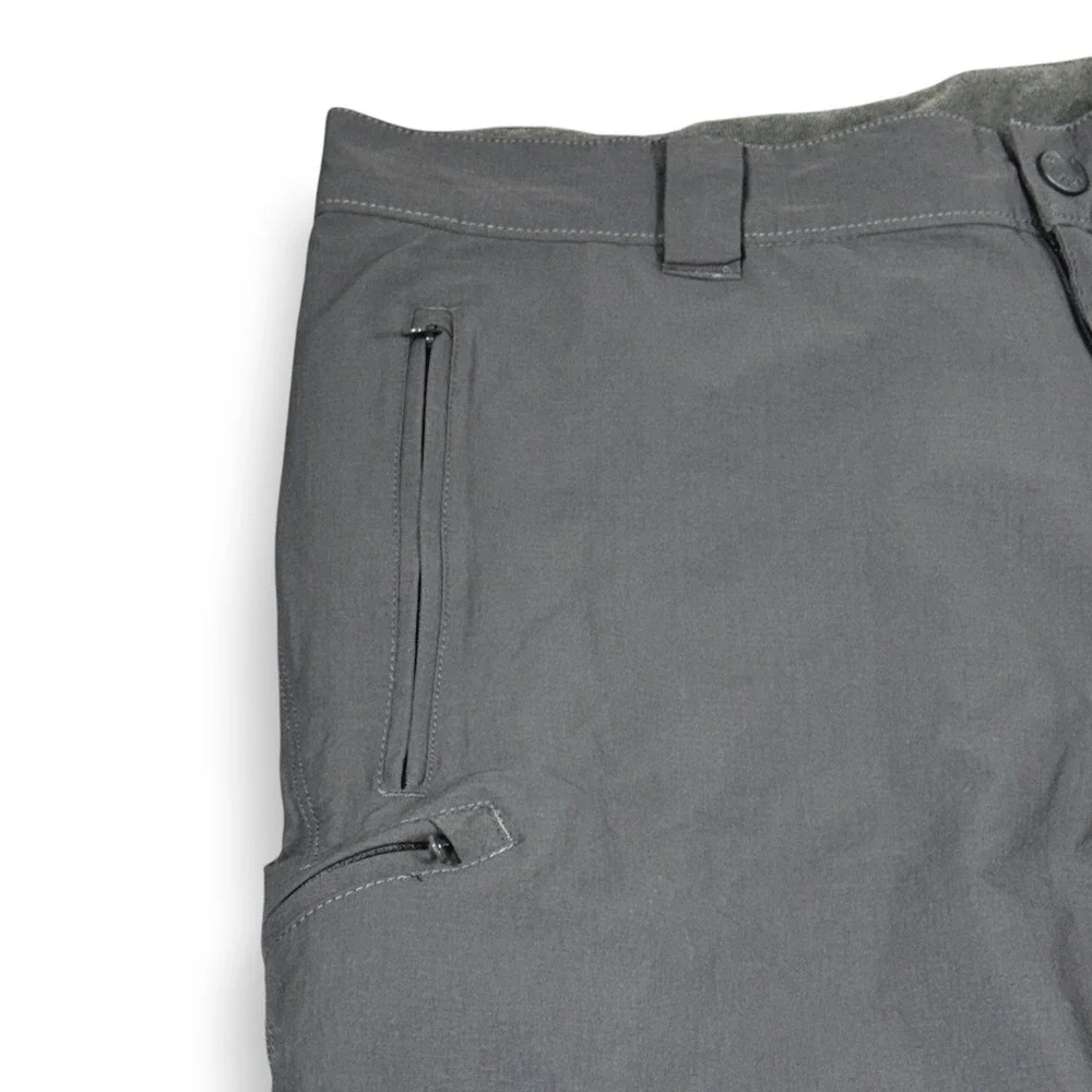 The North Face Hiking Pants Mens 38 Gray Gorpcore Paramount Peak Ripstop Nylon